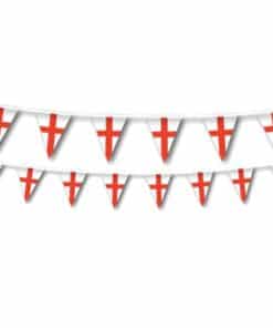 England Flag Plastic Bunting