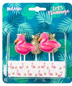 Flamingo & Pineapple Candles