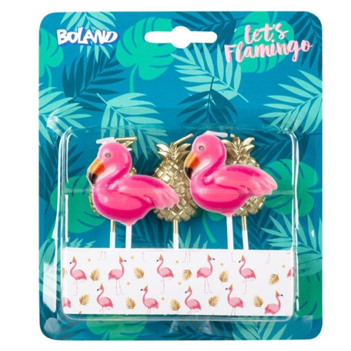 Flamingo & Pineapple Candles