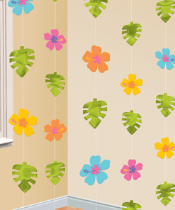 Hula Beach Party Hibiscus Hanging String Decoration