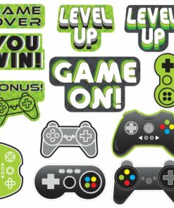 Level Up Cardboard Cutout Decorations