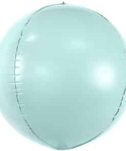 Mint Green Spherical Foil Balloon