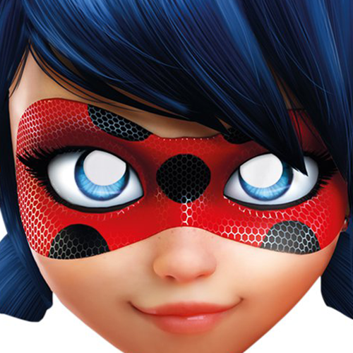 Miraculous Ladybug Card Mask- Next Day Delivery