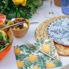 Tropical Fiesta Orange Napkins