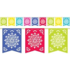 Patterned Multi Coloured Paper Bunting
