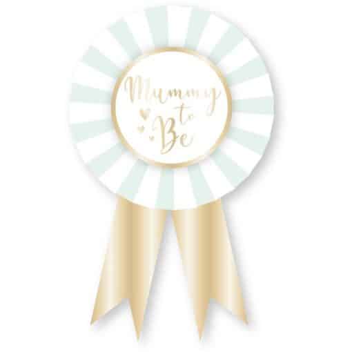 Ready To Pop Mummy To Be Rosette Badge