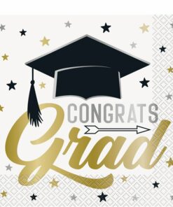 tars & Caps Graduation Paper Napkins