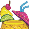 Tropical Pineapple Cocktail Balloon
