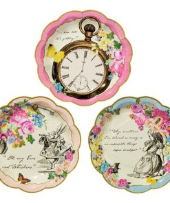 Alice in Wonderland Party Themed Truly Alice Paper Plates
