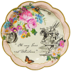Alice in Wonderland Party Themed Truly Alice Paper Plates