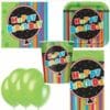 Birthday Stripes Party Pack for 8