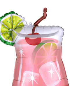 Alternative view of Gin Fizz Cocktail Balloon -  37"