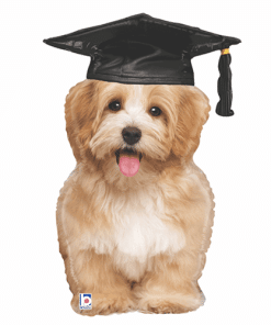 Graduation Puppy Balloon