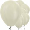 Ivory Satin Latex Balloons