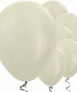 Ivory Satin Latex Balloons