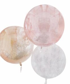 Mixed Metallics Orb Glitter Balloons