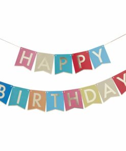 Multi-Coloured Happy Birthday Bunting
