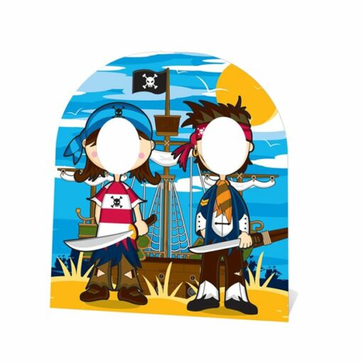 Pirate Friends Stand In Photo Prop