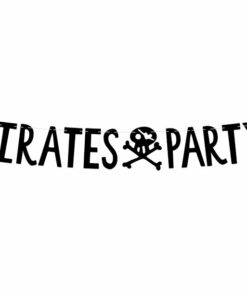 Pirate Happy Birthday Letter Banner