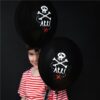 Pirate Skull Printed Latex Balloons