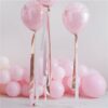 Rose Gold & Pink Streamer Balloon Tails