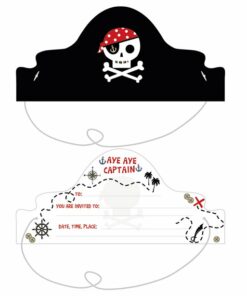 Treasure Island Pirate Invitations