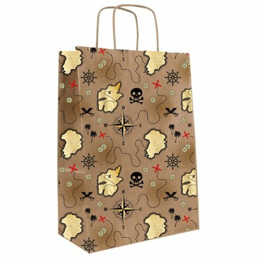 Treasure Island Pirate Paper Treat Bags