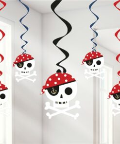 Treasure Island Pirate Swirl Decorations