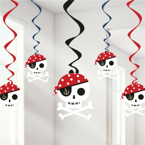 Treasure Island Pirate Swirl Decorations