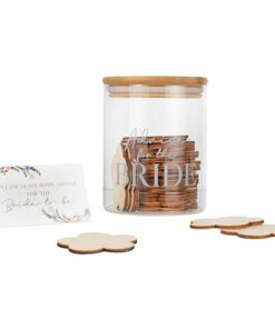 Advice For The Bride Glass Jar