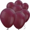 Burgundy Mini Latex Balloons