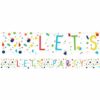 Confetti Birthday Flag Banner