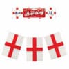 England Flag Plastic Bunting