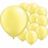 Lemon Chiffon Pearl Mini Latex Balloons