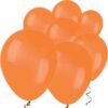 Orange Mini Latex Balloons
