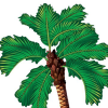 Hawaiian Jointed Palm Tree Decoration