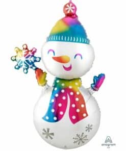 Christmas Snowman Foil Balloon