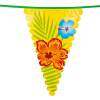 Summer Hibiscus Plastic Bunting