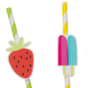 Sweet & Succulent Fruit Paper Straws