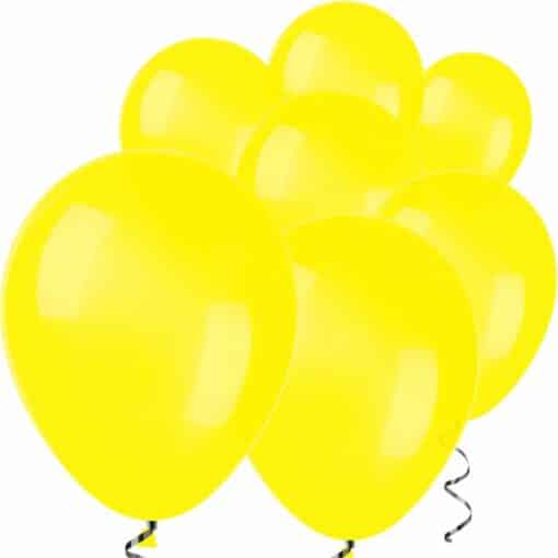 Yellow Mini Latex Balloons