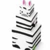 Zebra Plush Stacking Gift Boxes
