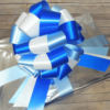 Blue, Navy & Cream Giant Car Bow