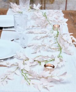 A Touch Of Pampas Pink Ruscus Garland