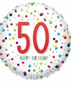 Age 50 Confetti Party Decorations