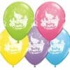 Baby Shower Elephant Printed Latex Balloons