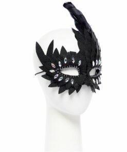 Black Layered Masquerade Mask