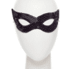 Black Sequin Masquerade Eye Mask