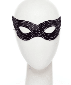 Black Sequin Masquerade Eye Mask