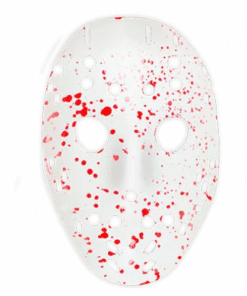 Blood Splattered Hockey Halloween mask