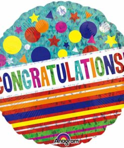 Congratulations Sparkle Balloon